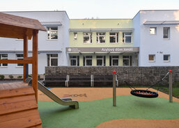 Nově zrekonstruovaný Azylový dům Jonáš v ulici Dubická v České Lípě.