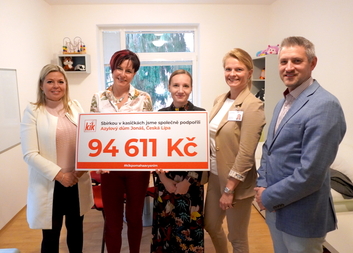Když pomoc dává smysl: Zákazníci KiK podpořili Azylový dům Jonáš v České Lípě